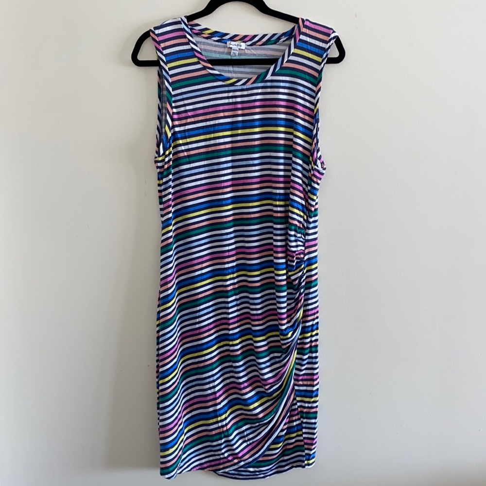 Love fire summer-sleeveless stretchy knit dress size xxl/TTG